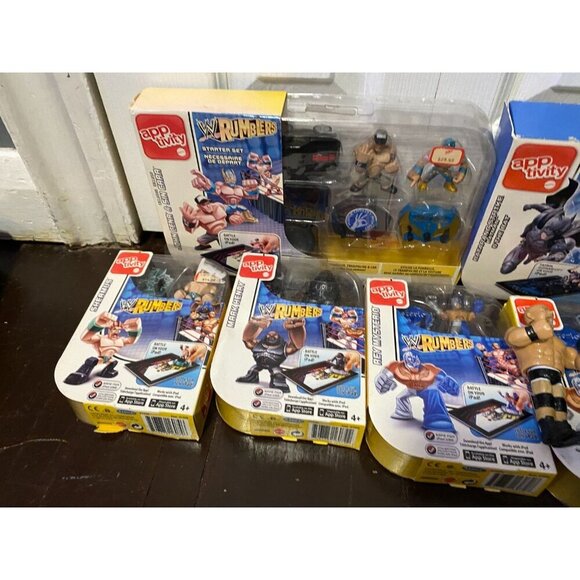 2012 Rumblers Apptivity Wrestling Figure LOT WWE WWF CM Punk Cena MYSTERIO MORE - Picture 3 of 7
